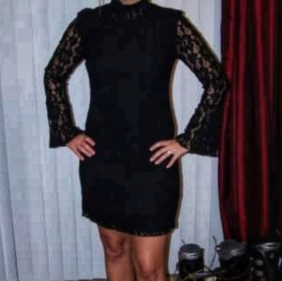 😍 Vintage Lace I-N-C Midi Dress - Picture 3 of 8